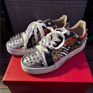 Ed Hardy Multicolor Graphic Sneakers
